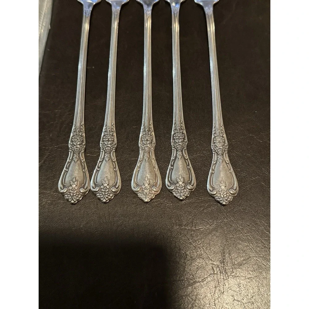 Oneida Kennett Square Distinction‎ Deluxe HH Stainless Cocktail Forks Set Of 7